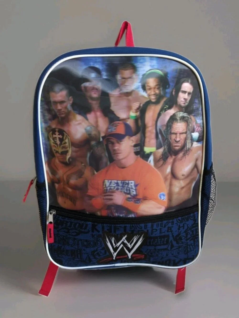 2010 WWE 16” John Cena Wrestling Backpack School Kids Books Bag FAB STARPOINT